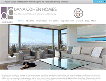 Tablet Screenshot of danacohen.com